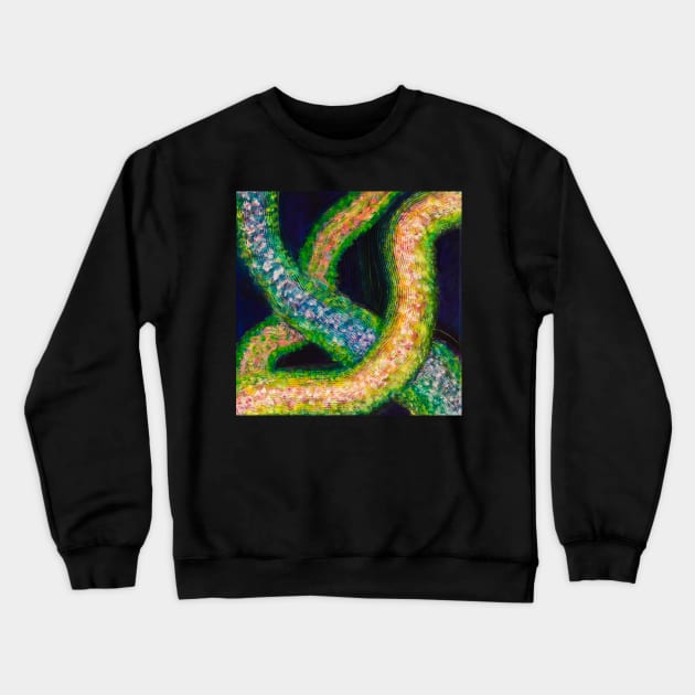 Interlaced Crewneck Sweatshirt by KatImages